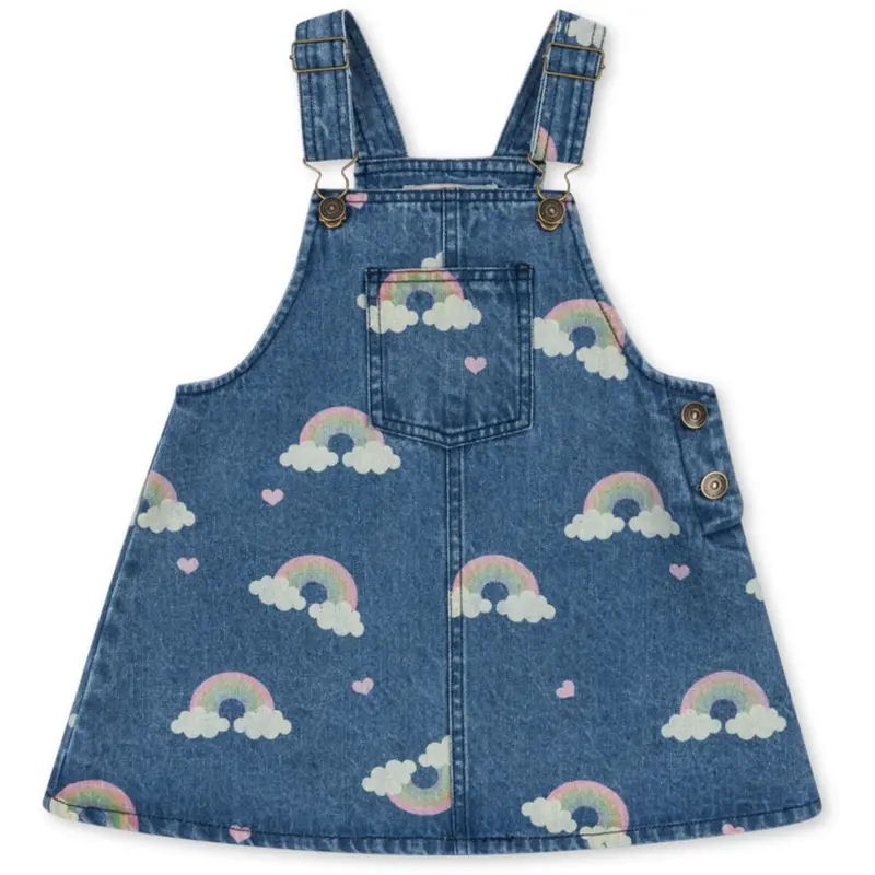 Konges Sløjd Rainbow Magot Overall Dress Denim Gots 1