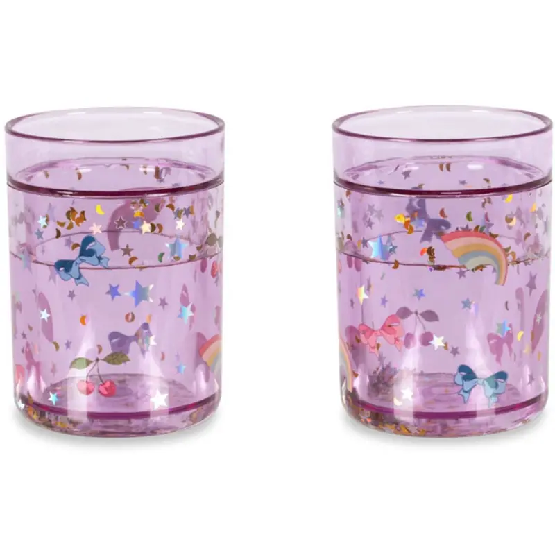 Konges Sløjd Rainbow Twinkle 2 Pack Glitter Cups 1