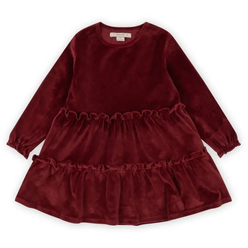 Konges Sløjd Red Dahlia Jingle Dress Grs 1