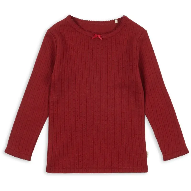 Konges Sløjd Red Dahlia Minnie Blouse Gots 1