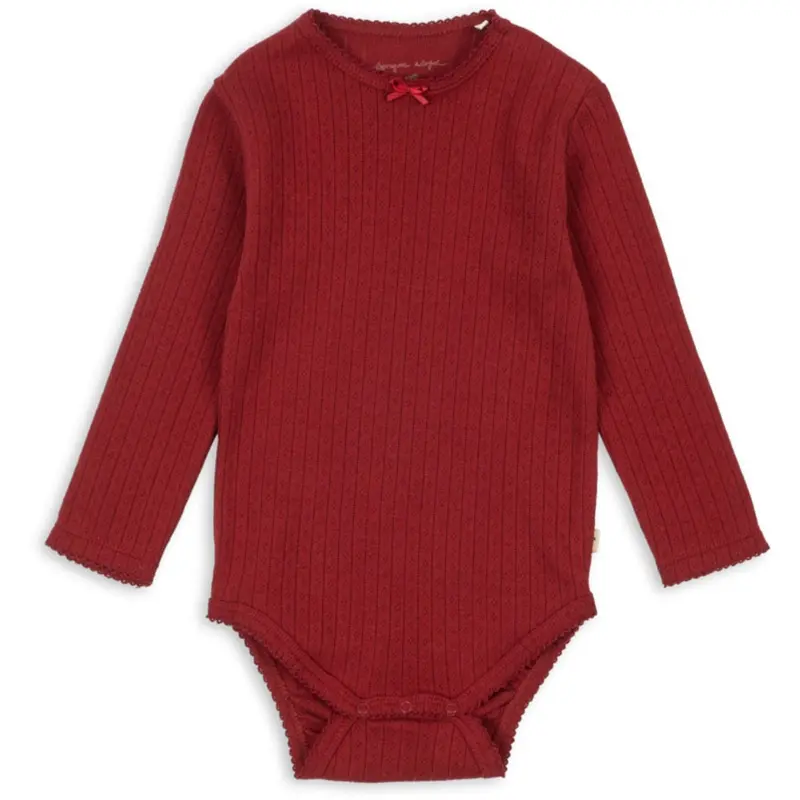 Konges Sløjd Red Dahlia Minnie Body Gots 1