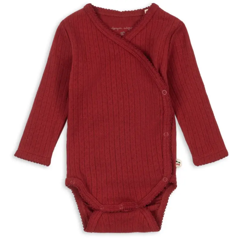 Konges Sløjd Red Dahlia Minnie Newborn Body Gots 1