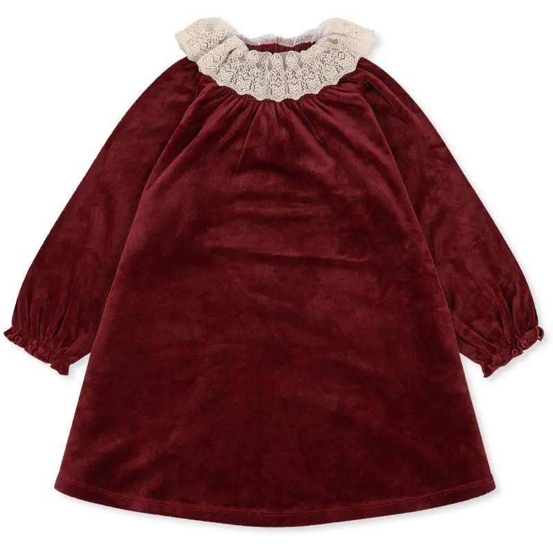 Konges Sløjd Red Dahlia Venola Dress Grs 1