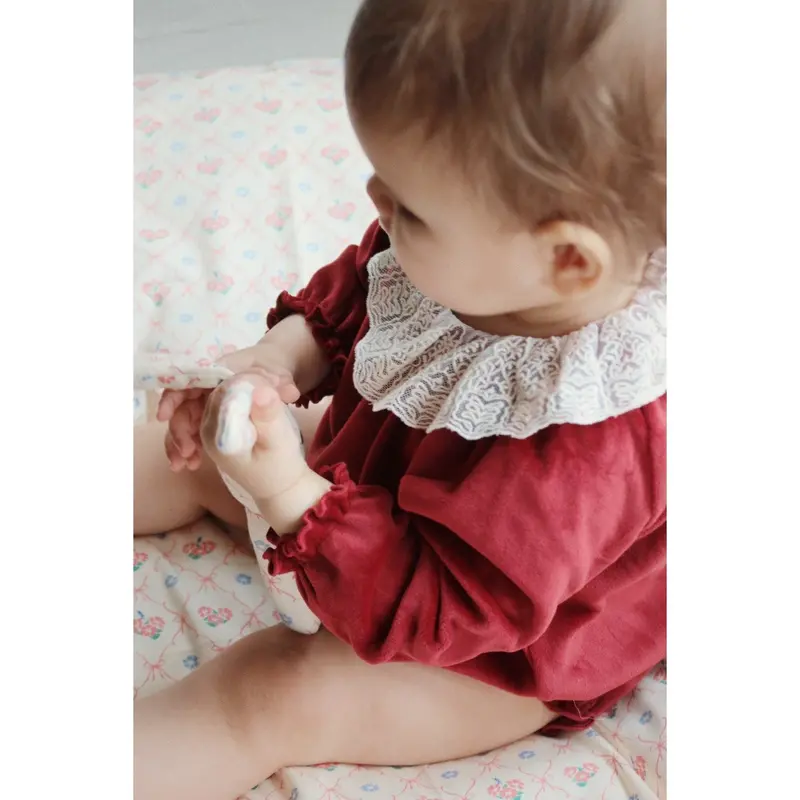 Konges Sløjd Red Dahlia Venola Romper Grs 4