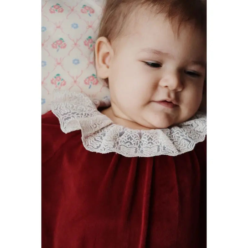 Konges Sløjd Red Dahlia Venola Romper Grs 8