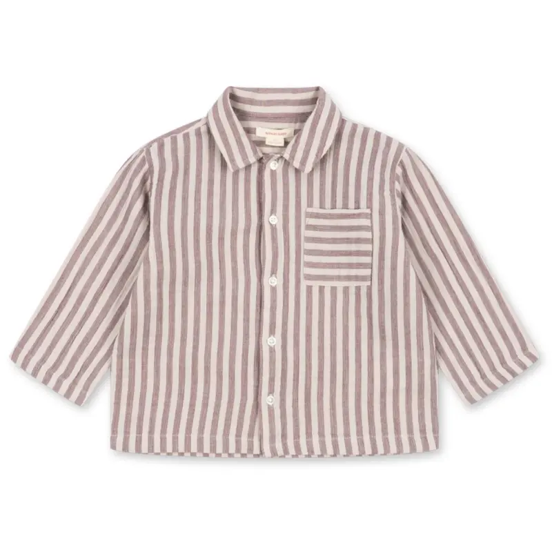 Konges Sløjd Red Stripe Ely Shirt Gots 1