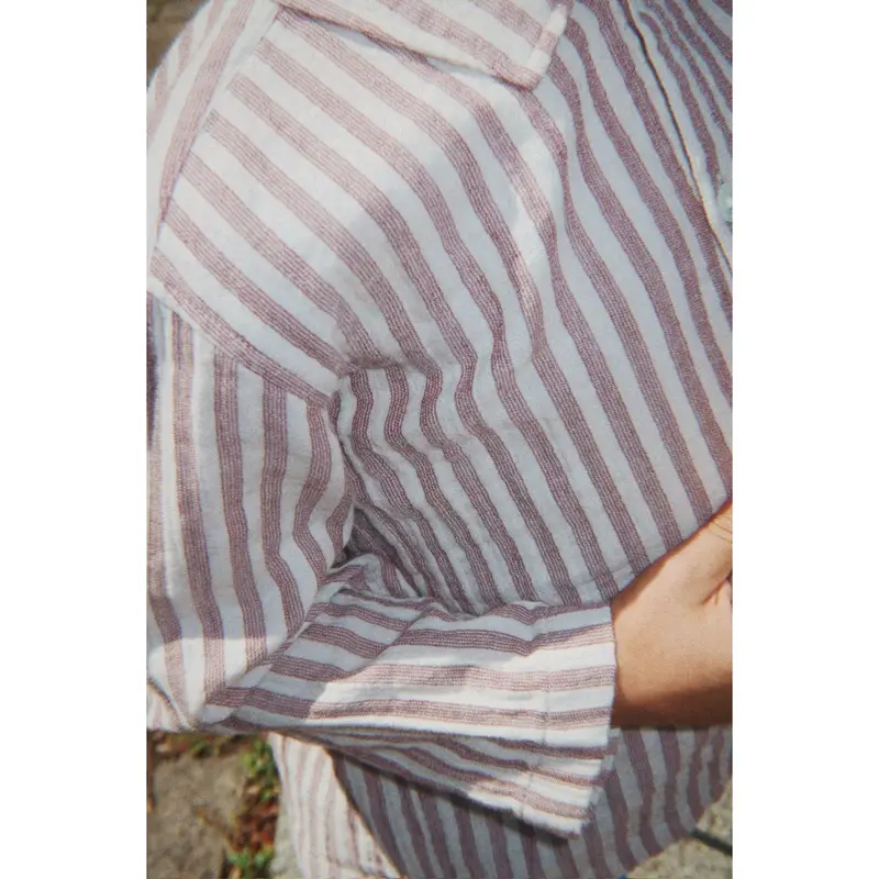 Konges Sløjd Red Stripe Ely Shirt Gots 3