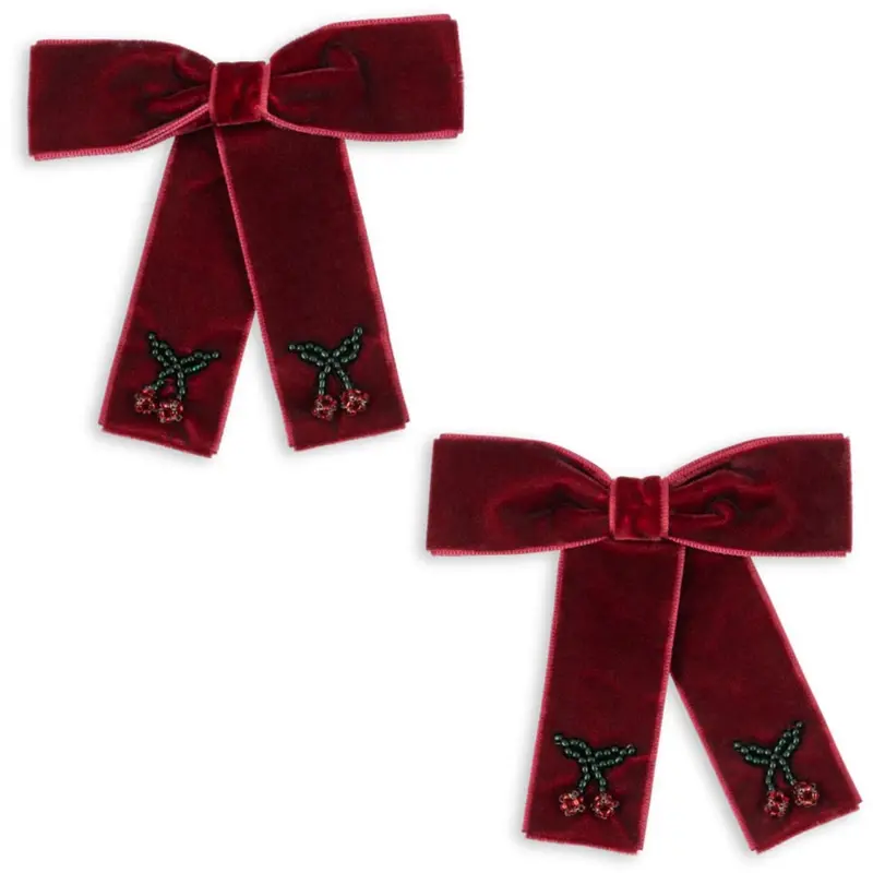 Konges Sløjd Rio Red 2 Pack Juliette Bow Hair Clip 1