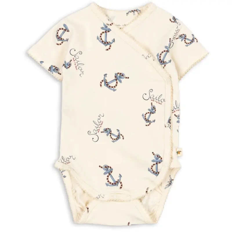 Konges Sløjd Rock My Boat Basic Ss Newborn Body Gots 1