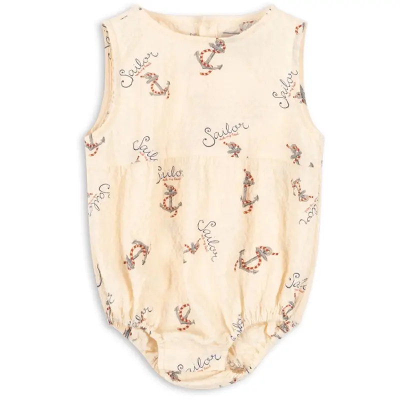 Konges Sløjd Rock My Boat Elliot Romper Gots 1