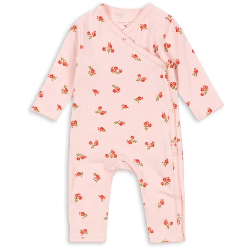 Konges Sløjd Rosa Pink Basic Newborn Onesie Gots 1