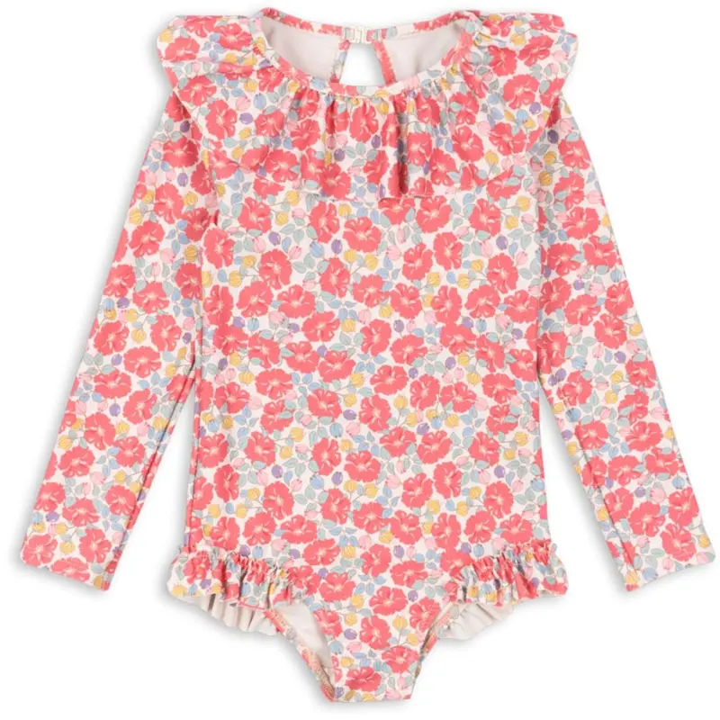 Konges Sløjd Rose Anglaise Manuca Ls Swimsuit Grs 1