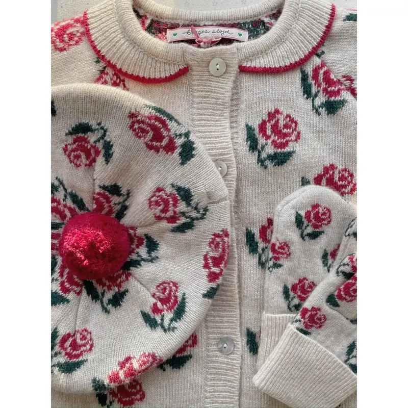 Konges Sløjd Rose Belou Knit Collar Cardigan 6