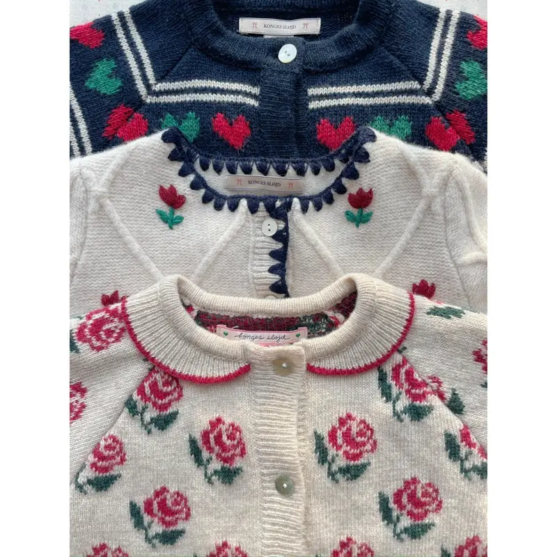 Konges Sløjd Rose Belou Knit Collar Cardigan 7