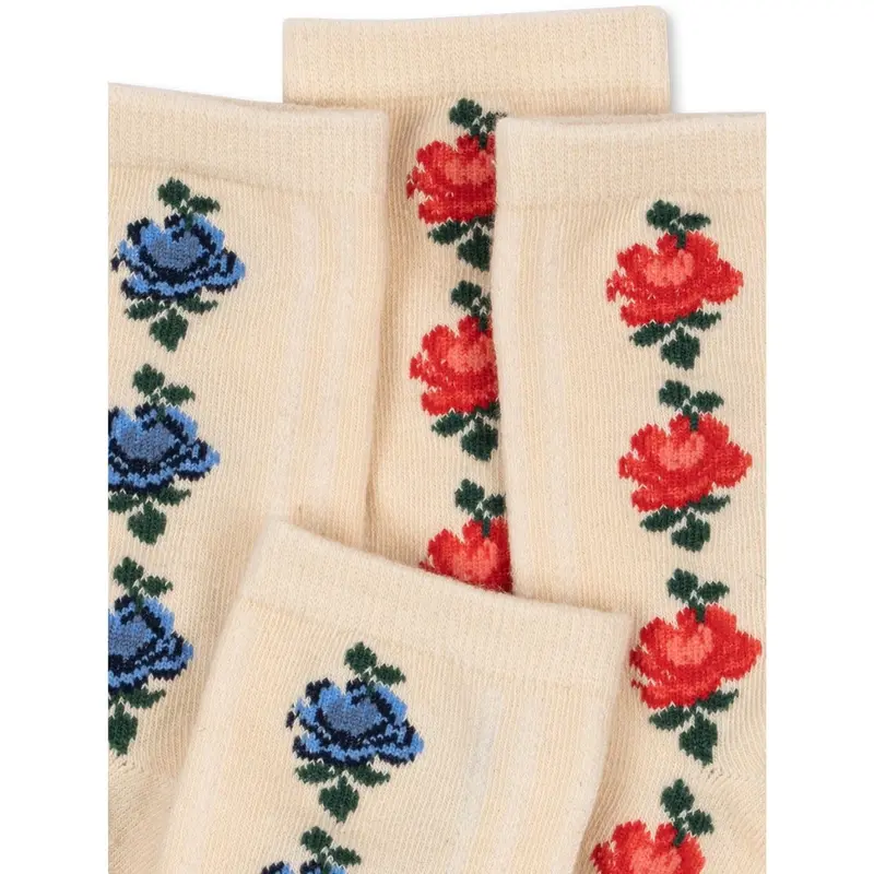Konges Sløjd Rose Mix 2 Pack Fine Jaquard Socks 2