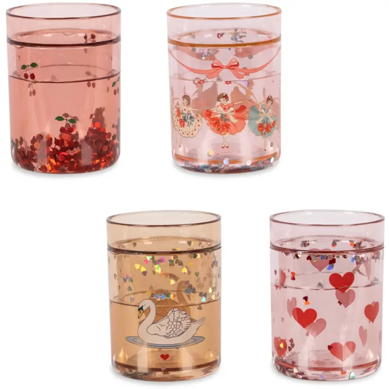 Konges Sløjd Rose Multi 4 Pack Glitter Cups 1