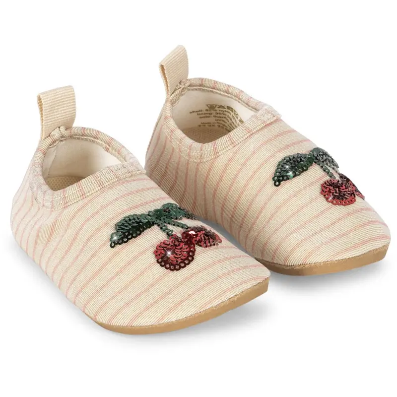Konges Sløjd Rose Stripe Jade Swim Shoes 1