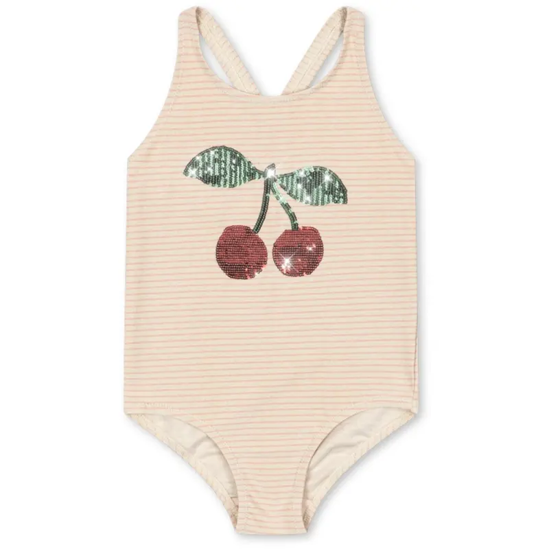 Konges Sløjd Rose Stripe Jade Swimsuit 1