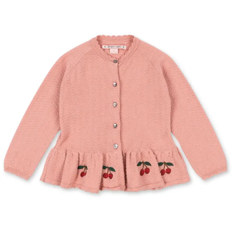 Konges Sløjd Rosette Cypres Cardigan Gots 1