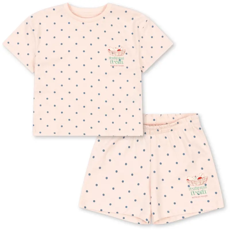 Konges Sløjd Rosewater Dot Lin Tee Set Gots 1