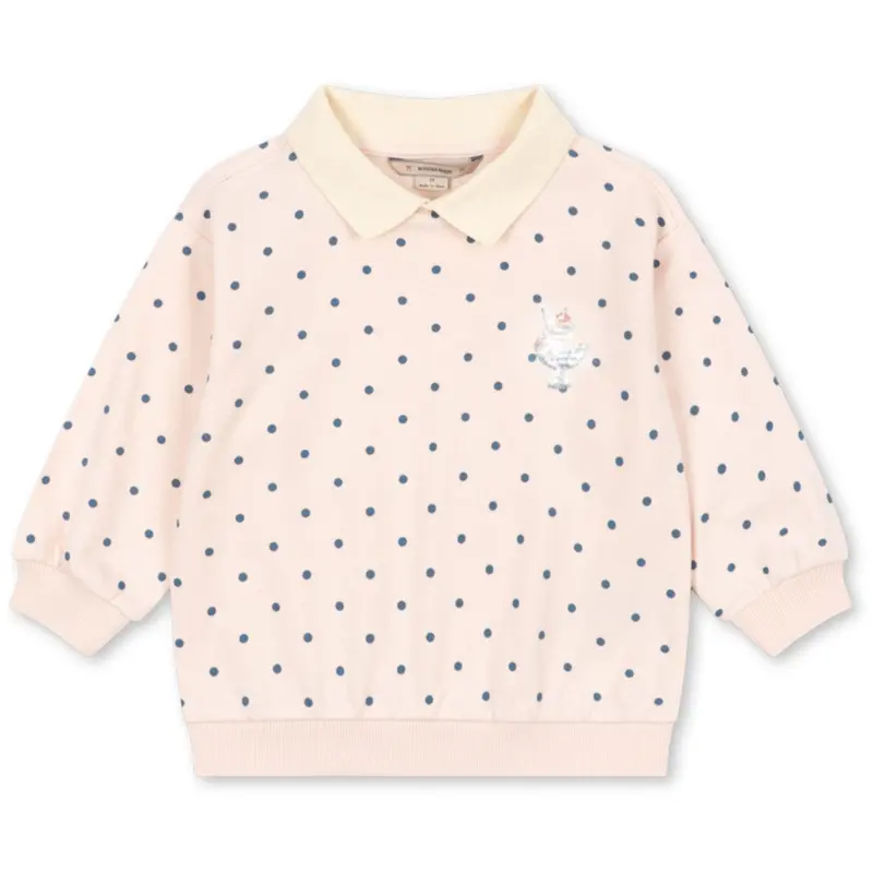 Konges Sløjd Rosewater Dot Spotty Ls Polo Gots 1