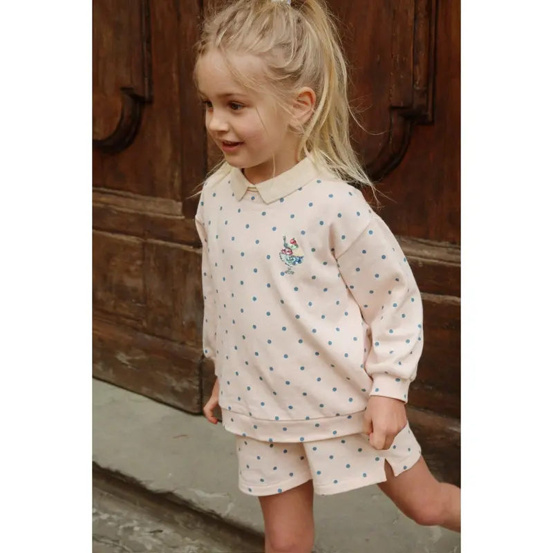 Konges Sløjd Rosewater Dot Spotty Sweat Shorts Gots 4