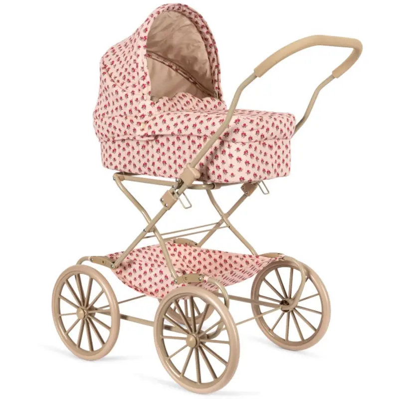 Konges Sløjd Rosie Rose Doll Pram 1