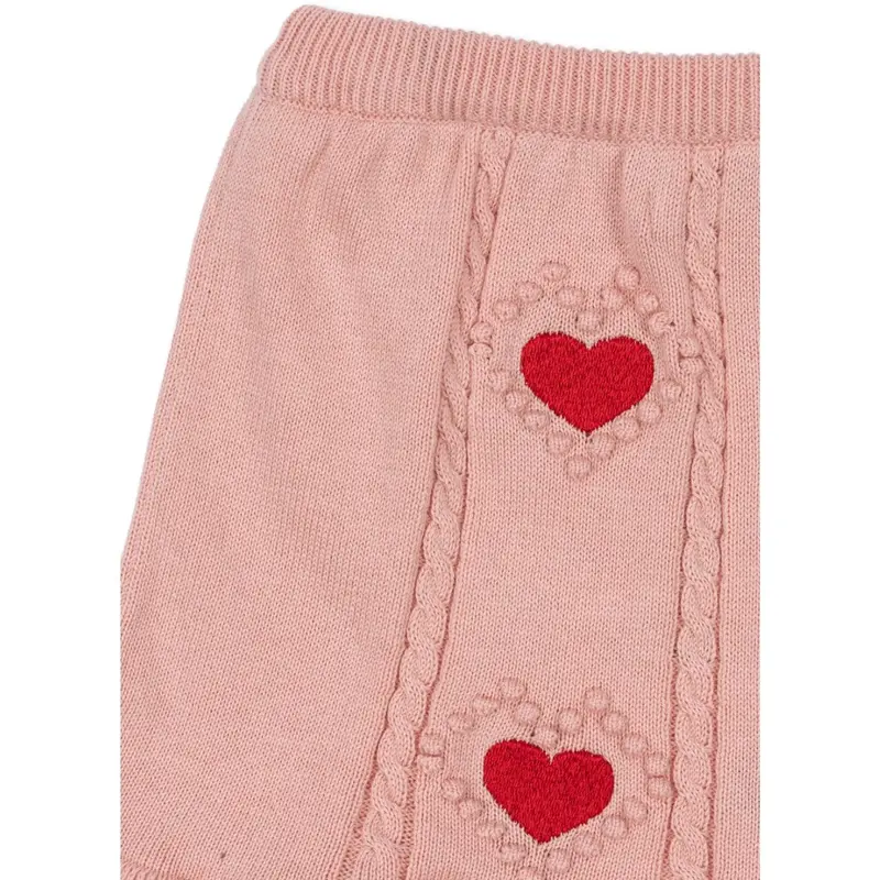Konges Sløjd Silver Pink Soleil Knit Skirt Gots 3