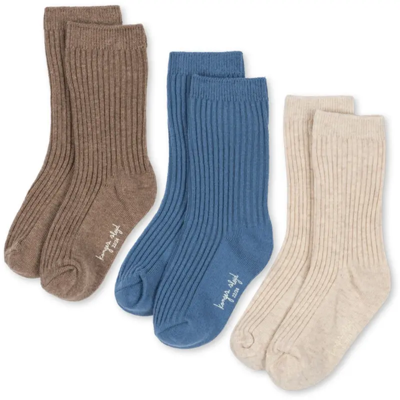Konges Sløjd Sleet Mix 3 Pack Rib Socks 1