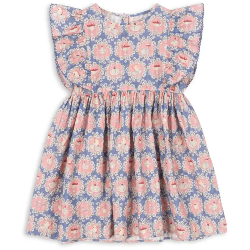 Konges Sløjd Snack Time Kim Frill Dress Gots 1