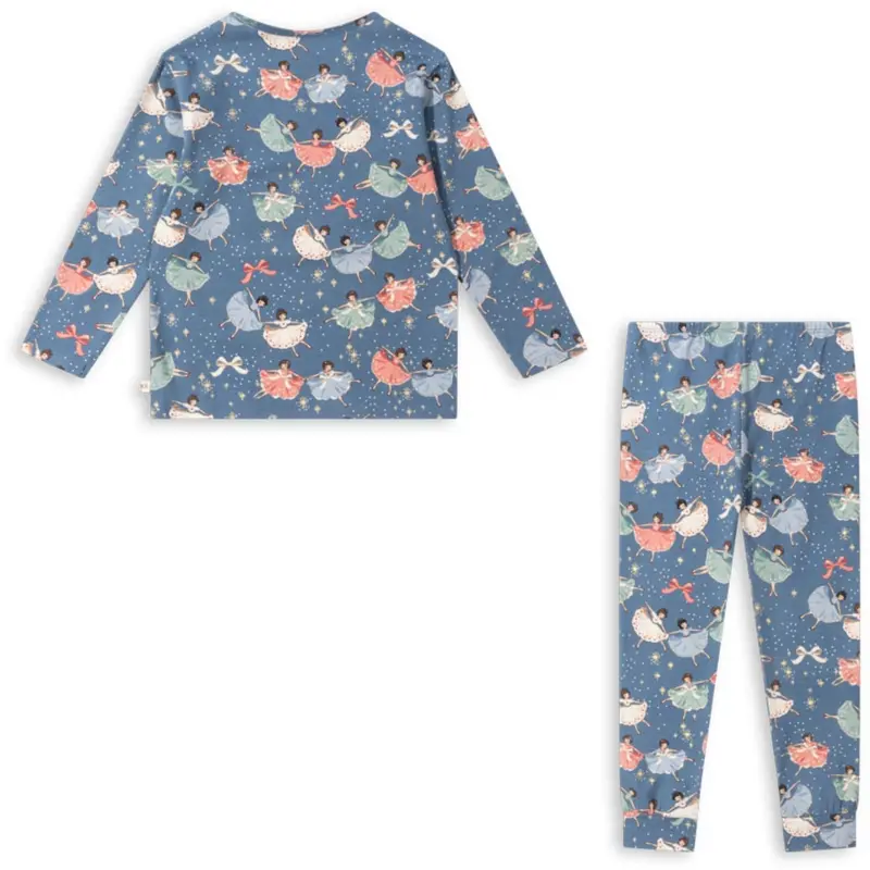 Konges Sløjd Snow Bow Ballerina Basic Blouse/Pants Set Gots 5
