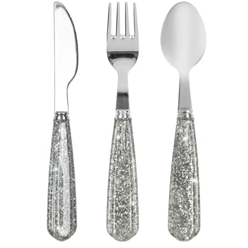 Konges Sløjd Sparkling Blue Sparkly Cutlery 1