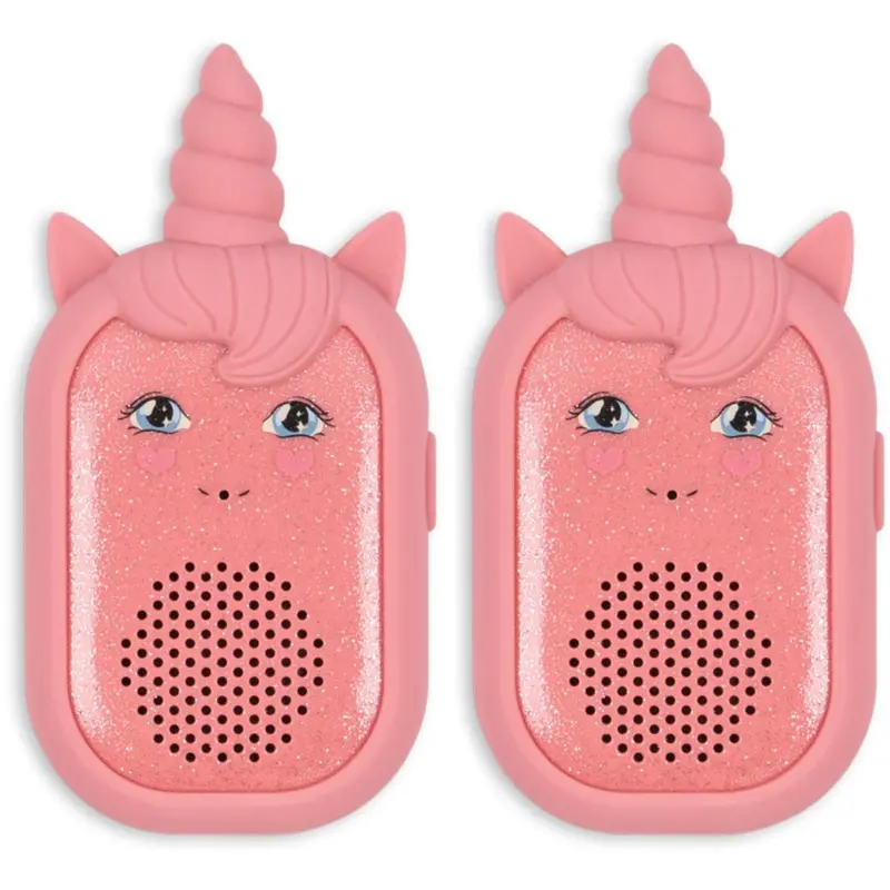 Konges Sløjd Sparkling Pink Glitter Unicorn Walkie Talkie 1