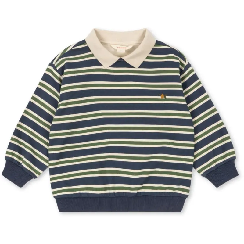 Konges Sløjd Spellbound Stripe Spotty Ls Polo Gots 1
