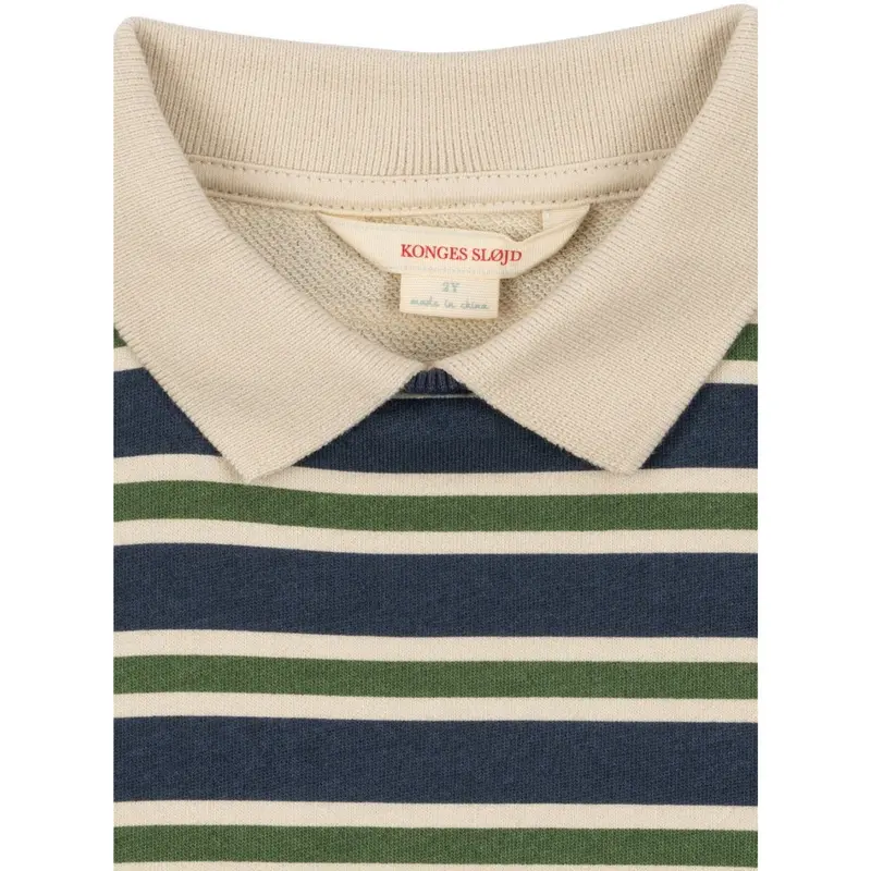 Konges Sløjd Spellbound Stripe Spotty Ls Polo Gots 7
