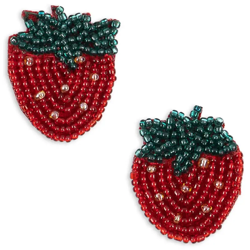 Konges Sløjd Strawberry 2 Pack Strawberry Beaded Hair Clip 1