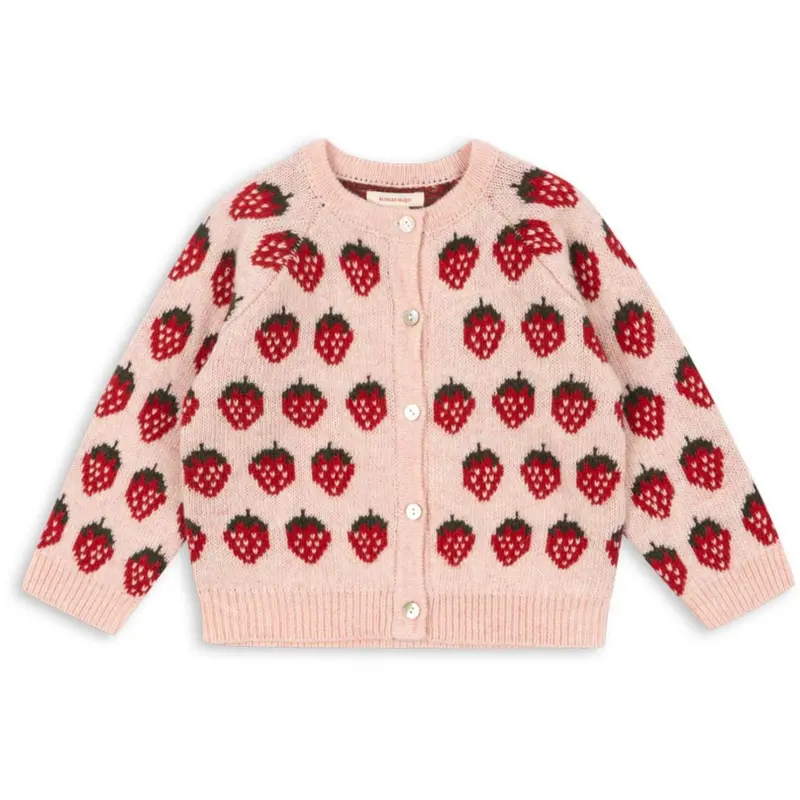 Konges Sløjd Strawberry Belou Knit Cardigan 1