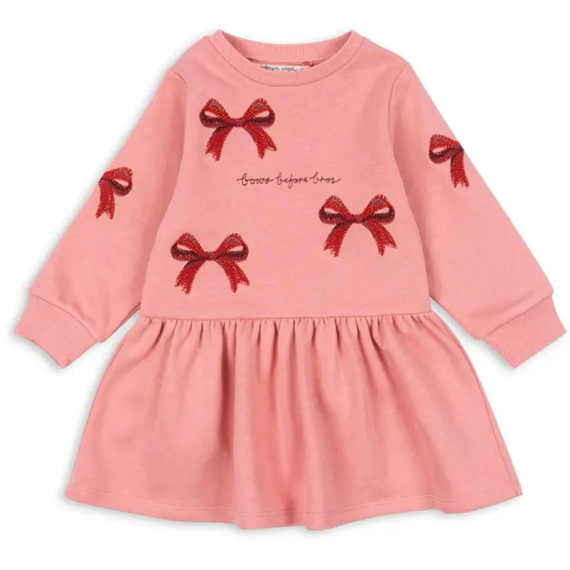 Konges Sløjd Strawberry Ice Lou Bow Sweat Dress Ocs 1