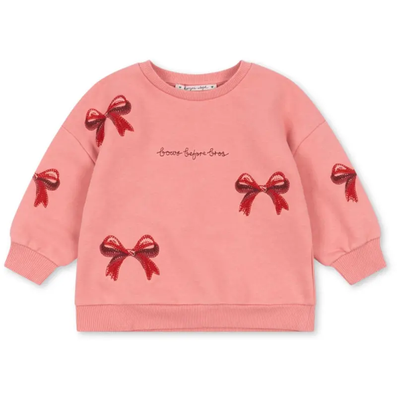 Konges Sløjd Strawberry Ice Lou Bow Sweat Shirt Ocs 1