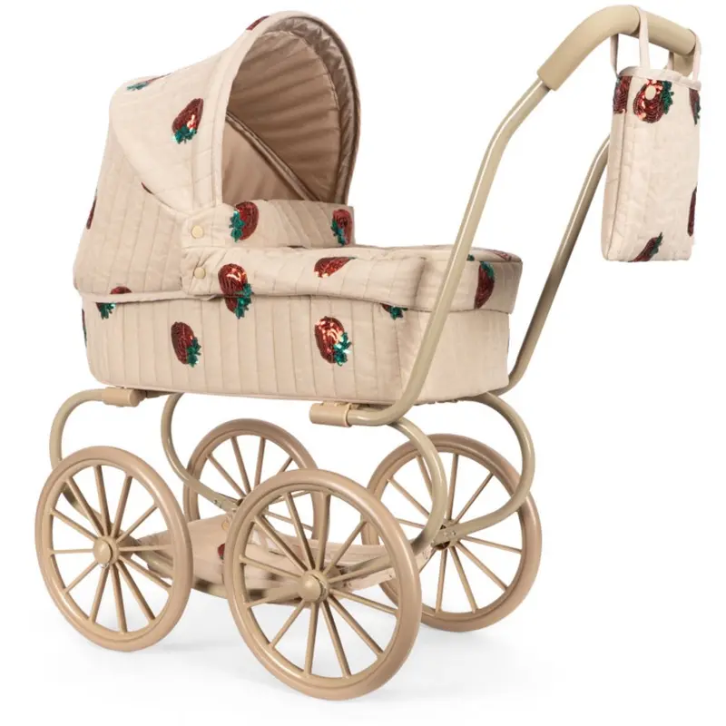 Konges Sløjd Strawberry Minnie Tulle Doll Pram 1