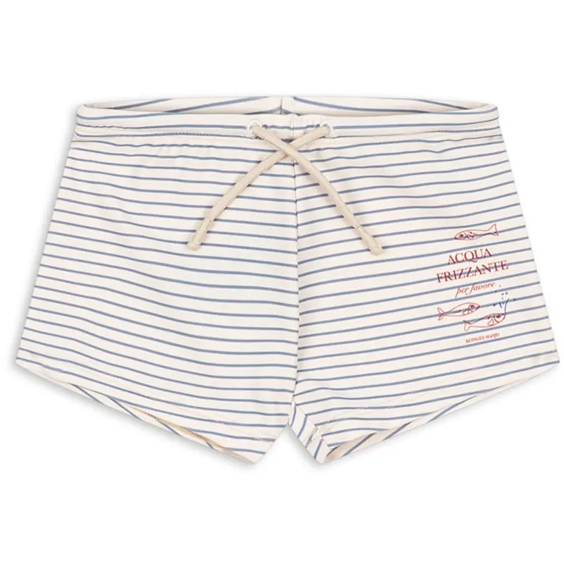 Konges Sløjd Stripe Bluie Aster Swim Pants Grs 1