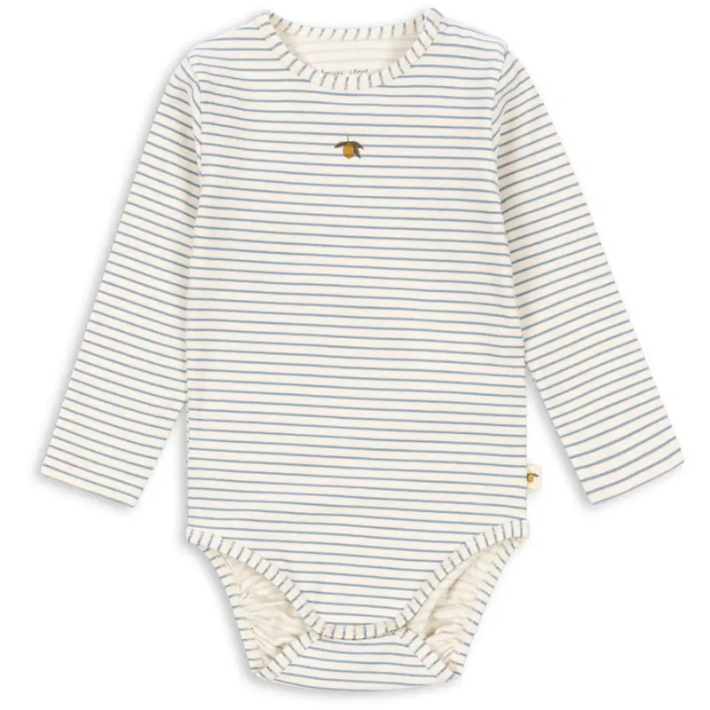 Konges Sløjd Stripe Bluie Basic Ls Body Gots 1