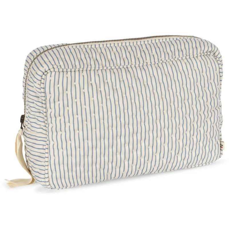 Konges Sløjd Stripe Bluie Big Quilted Toiletry Bag 1