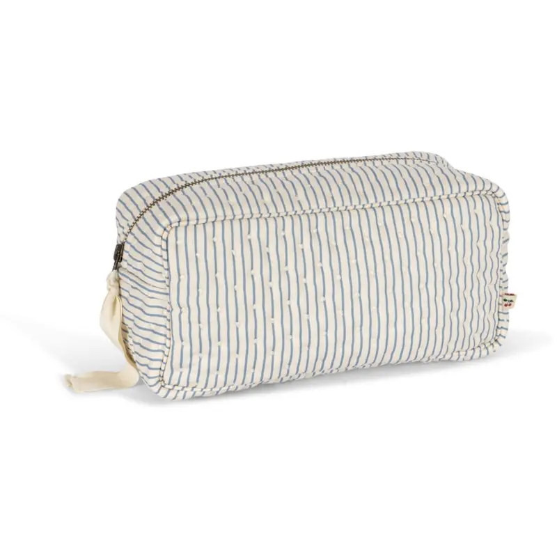 Konges Sløjd Stripe Bluie Small Quilted Toiletry Bag 1