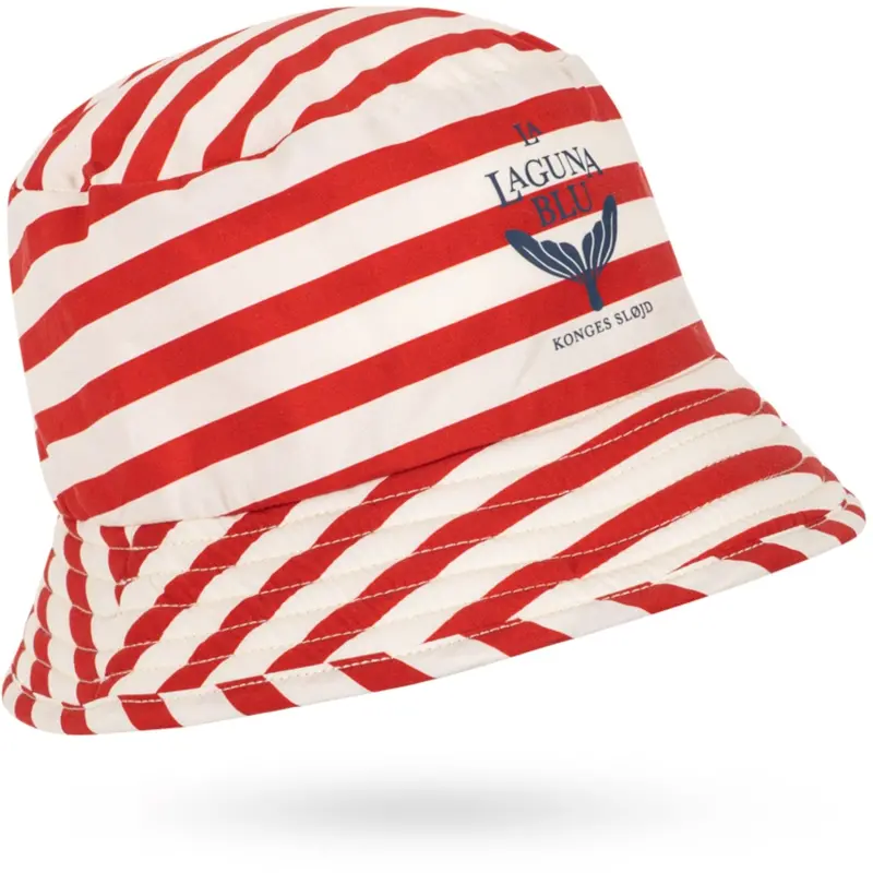 Konges Sløjd Stripe Rouge Asnou Bucket Hat Grs 1
