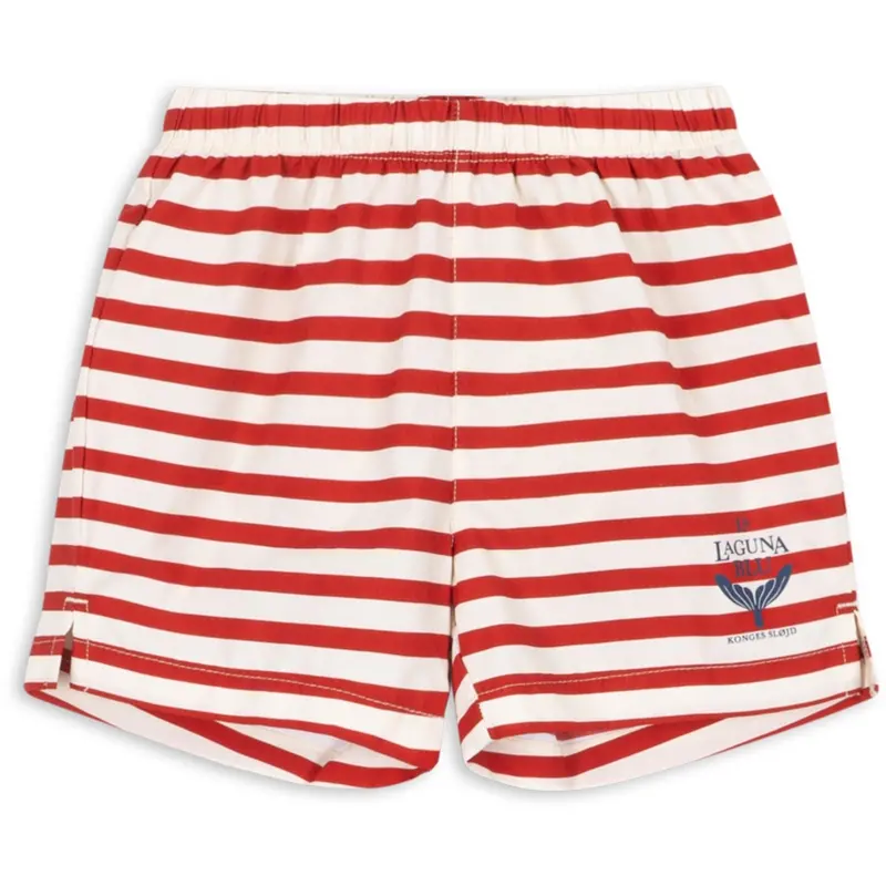 Konges Sløjd Stripe Rouge Asnou Swim Shorts Grs 1