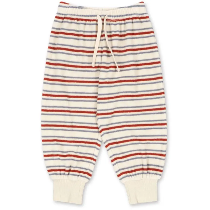 Konges Sløjd Stripe Winds Itty Rib Sweat Pants Gots 1