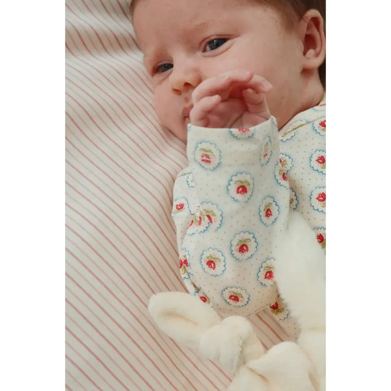 Konges Sløjd Stripie Petite Rose Baby Bedding Gots 2