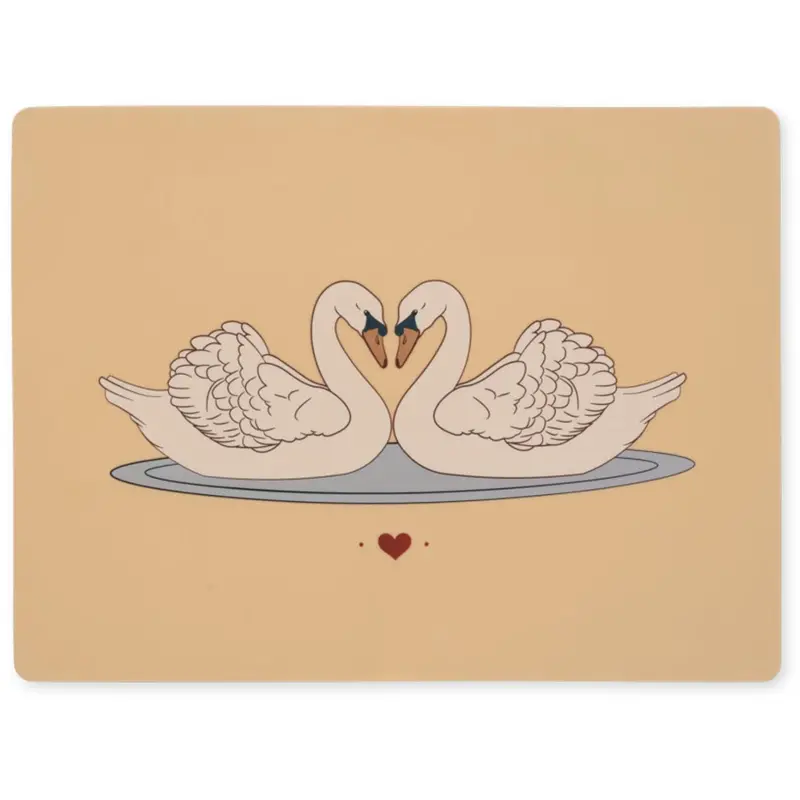 Konges Sløjd Swan Silicone Placemat 1
