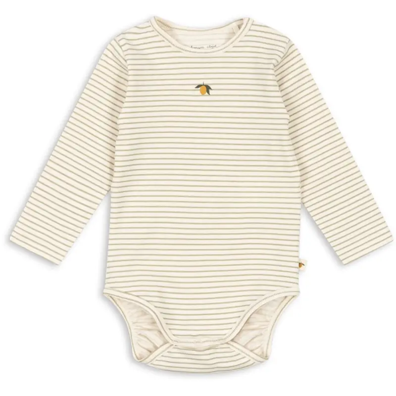 Konges Sløjd Tea Stripe Basic Ls Body Gots 1